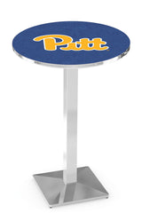 L217 Chrome Pittsburgh Panthers Pub Table