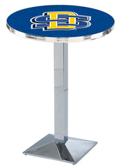 L217 Chrome South Dakota State University Jackrabbits Pub Table