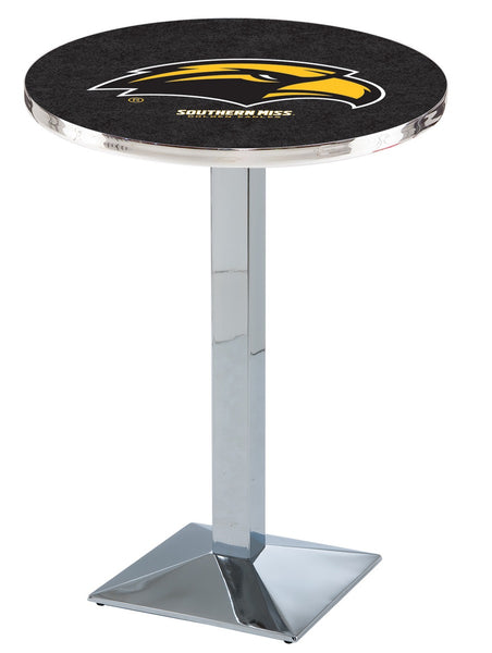 L217 Chrome University of Southern Miss Golden Eagles Pub Table