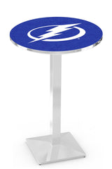 L217 Chrome Tampa Bay Lightning Pub Table