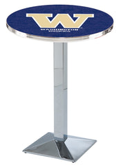 L217 Chrome Washington Huskies Pub Table