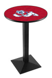 L217 Black Wrinkle Fresno State University Bulldogs Pub Table