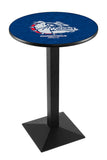 L217 Black Wrinkle Gonzaga Bulldogs Pub Table