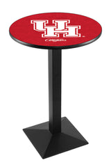 L217 Black Wrinkle University of Houston Cougars Pub Table