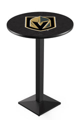 L217 Black Wrinkle Las Vegas Golden Knights Pub Table