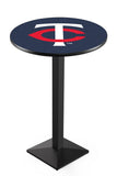 Minnesota Twins L217 Black Wrinkle MLB Pub Table