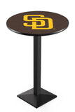 San Diego Padres L217 Black Wrinkle MLB Pub Table