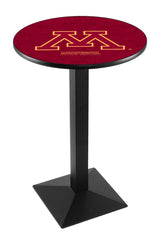 Black Wrinkle Minnesota Golden Gophers Pub Table