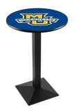 L217 Black Wrinkle Marquette University Golden Eagles Pub Table