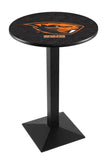 L217 Black Wrinkle Oregon State Beavers Pub Table