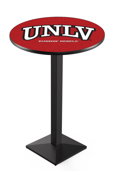 L217 Black Wrinkle University of Nevada Las Vegas Runnin' Rebels Pub Table