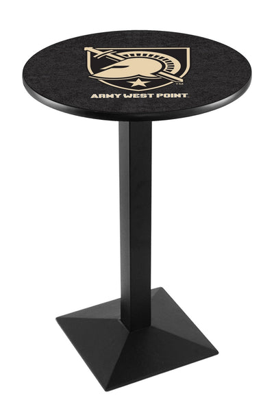 L217 Black Wrinkle United State Military Academy Army Pub Table
