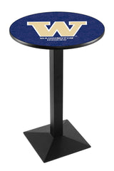 Black Wrinkle Washington Huskies Pub Table