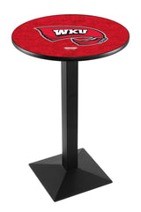 L217 Black Wrinkle Western Kentucky Hilltoppers Pub Table