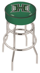 Hawaii Rainbow Warriors L7C1 Retro Bar Stool | Hawaii Rainbow Warriors Counter Stool