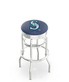 Seattle Mariners MLB L7C3C Bar Stool | Seattle Mariners Major League Baseball L7C3C Counter Stool