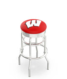 University of Wisconsin (W) L7C3C Bar Stool | University of Wisconsin (W) L7C3C Counter Stool