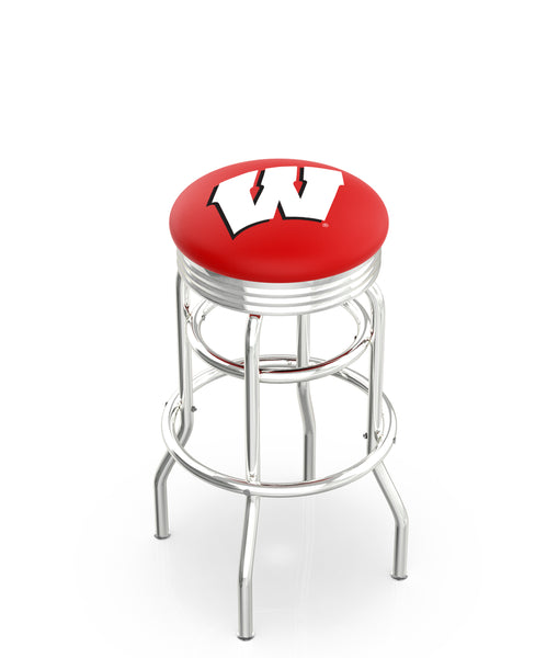 University of Wisconsin (W) L7C3C Bar Stool | University of Wisconsin (W) L7C3C Counter Stool