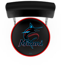 Miami Marlins L7C4 Bar Stool | MLB Baseball L7C4 Counter Stool from Holland Bar Stool Co. Top View