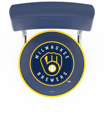 Milwaukee Brewers L7C4 Bar Stool | MLB Baseball L7C4 Counter Stool from Holland Bar Stool Co. Top View