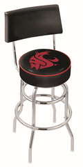 Washington State L7C4 Retro Bar Stool wtih Back