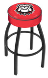 University of Georgia (Dog) L8B1 Backless Bar Stool | University of Georgia (Dog) Backless Counter Bar Stool