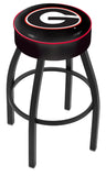 University of Georgia (G) L8B1 Backless Bar Stool | University of Georgia (G) Backless Counter Bar Stool