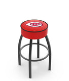 Cincinnati Reds L8B1 Backless MLB Bar Stool | Cincinnati Reds Major League Baseball Team Backless Counter Bar Stool