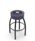 Houston Astros L8B1 Backless MLB Bar Stool | Houston Astros Major League Baseball Team Backless Counter Bar Stool