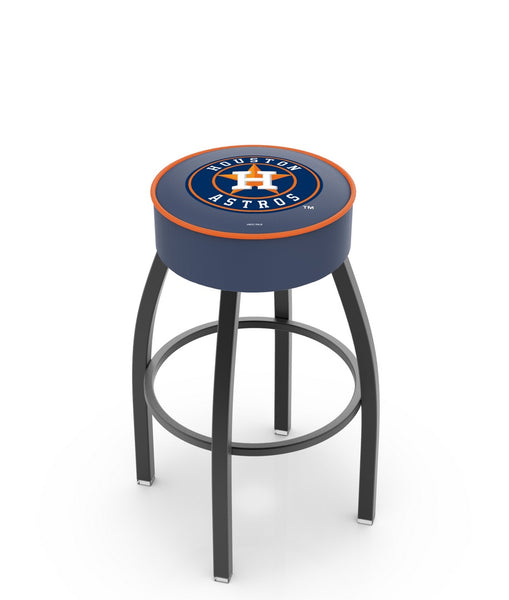 Houston Astros L8B1 Backless MLB Bar Stool | Houston Astros Major League Baseball Team Backless Counter Bar Stool