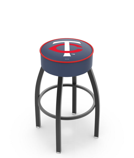 Minnesota Twins L8B1 Backless MLB Bar Stool | Minnesota Twins Major League Baseball Team Backless Counter Bar Stool