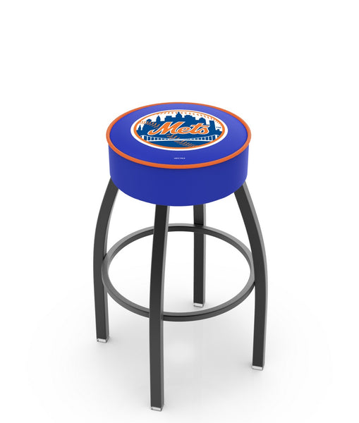 New York Mets L8B1 Backless MLB Bar Stool | New York Mets Major League Baseball Team Backless Counter Bar Stool