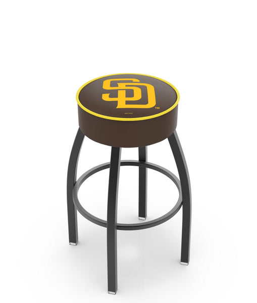 San Diego Padres L8B1 Backless MLB Bar Stool | San Diego Padres Major League Baseball Team Backless Counter Bar Stool