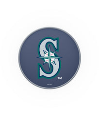 Seattle Mariners L8B1 Backless MLB Bar Stool | Seattle Mariners Major League Baseball Team Backless Counter Bar Stool