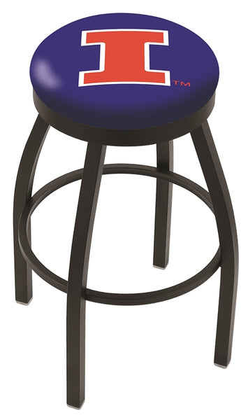 Illinois Fighting Illini L8B2B Backless Bar Stool | Illinois Fighting Illini Backless Counter Bar Stool