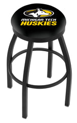 Michigan Tech University Huskies L8B2B Backless Bar Stool | Michigan Tech University Huskies Backless Counter Bar Stool