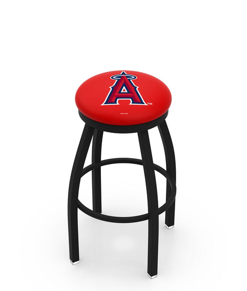 Los Angeles Angels L8B2B Backless Bar Stool | Los Angeles Angels Backless Counter Bar Stool