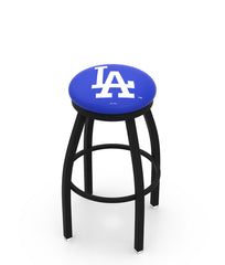 Los Angeles Dodgers L8B2B Backless Bar Stool  |Los Angeles Dodgers Backless Counter Bar Stool