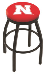 University of Nebraska Cornhuskers L8B2B Backless Holland Bar Stool