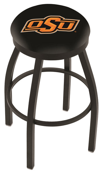 Oklahoma State L8B2B Backless Bar Stool | Oklahoma State Backless Counter Bar Stool