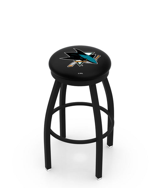 San Jose Sharks L8B2B Backless Bar Stool | San Jose Sharks Backless Counter Bar Stool