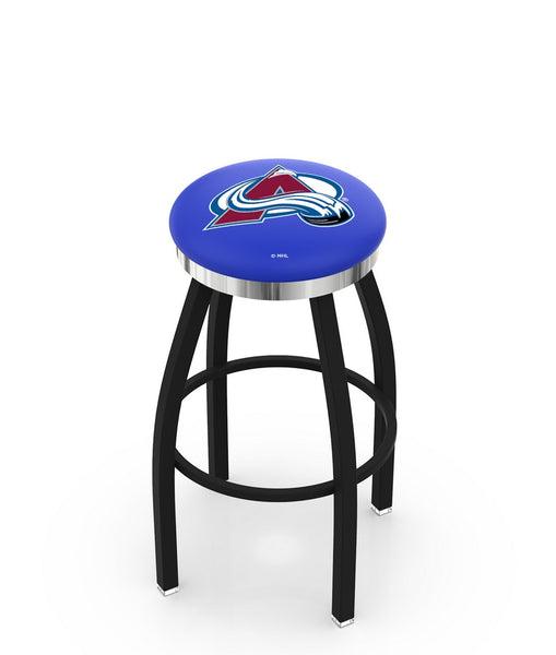 Colorado Avalanche L8B2C Backless Bar Stool | Colorado Avalanche Backless Counter Bar Stool