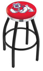 Fresno State University Bulldogs L8B2C Backless Bar Stool | Fresno State University Bulldogs Backless Counter Bar Stool