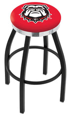 Georgia Bulldogs L8B2C Backless Bar Stool