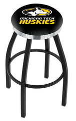 Michigan Tech University Huskies L8B2C Backless Bar Stool | Michigan Tech University Huskies Backless Counter Bar Stool