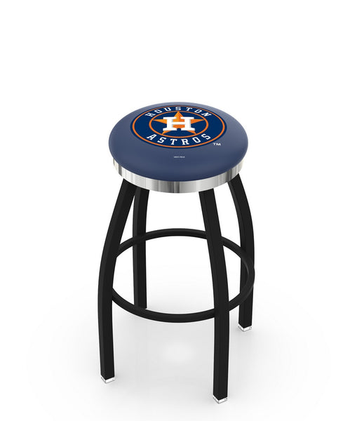 Houston Astros L8B2C Backless Bar Stool | Houston Astros Backless Counter Bar Stool