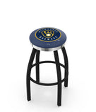 Milwaukee Brewers L8B2C Backless Bar Stool | Milwaukee Brewers Backless Counter Bar Stool