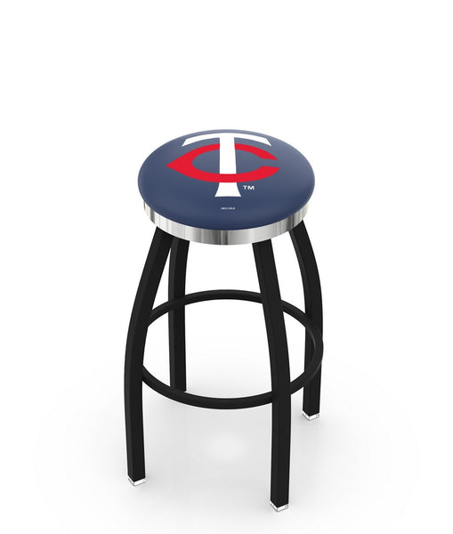 Minnesota Twins L8B2C Backless Bar Stool | Minnesota Twins Backless Counter Bar Stool