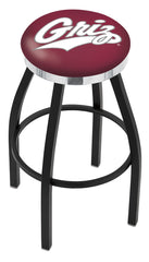 University of Montana Grizzlies L8B2C Backless Bar Stool | University of Montana Grizzlies Backless Counter Bar Stool