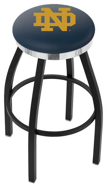 Notre Dame ND Script L8B2C Backless Bar Stool | ND Script Backless Counter Bar Stool